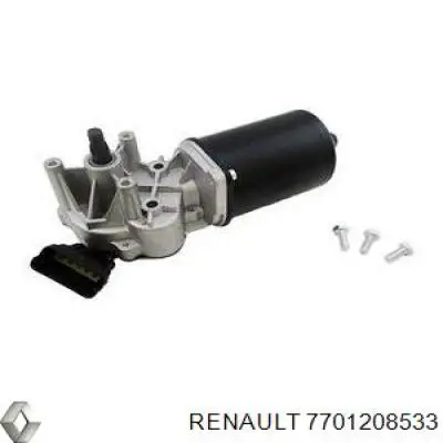 Compre 7701208533 Renault (RVI) Motor de limpador pára-brisas do pára-brisas