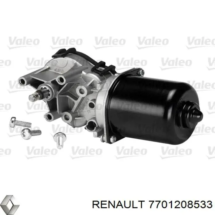 7701208533 Renault (RVI) Motor de limpador pára-brisas do pára-brisas