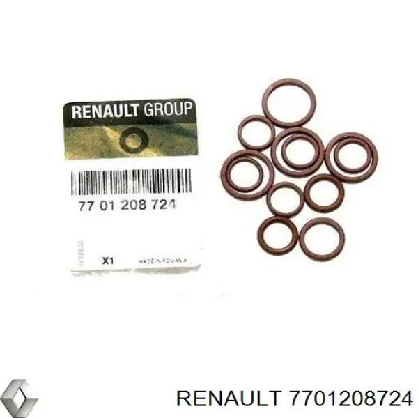 Compre 7701208724 Renault (RVI) Vedante anular de tubo de aparelho de ar condicionado