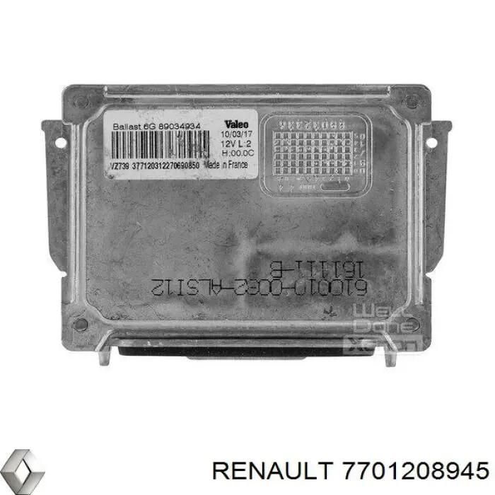 7701208945 Renault (RVI) Xénon, unidade de controlo