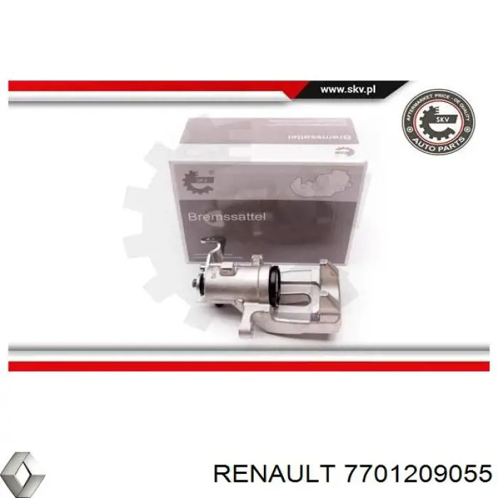 Suporte do freio traseiro esquerdo Renault (RVI) 7701209055 preço, a partir de 92,07 USD
