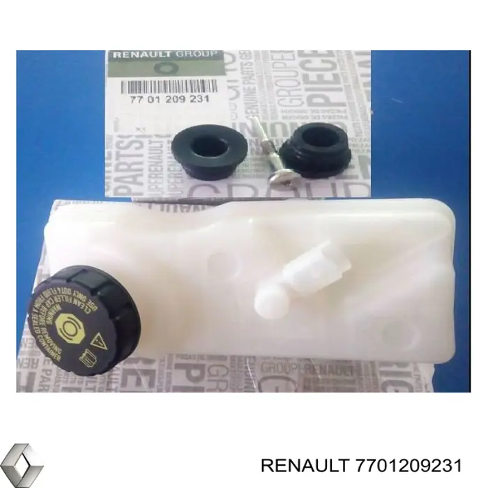 Tanque de cilindro mestre do freio (de fluido de freio) para Renault Scenic II JM0, JM1