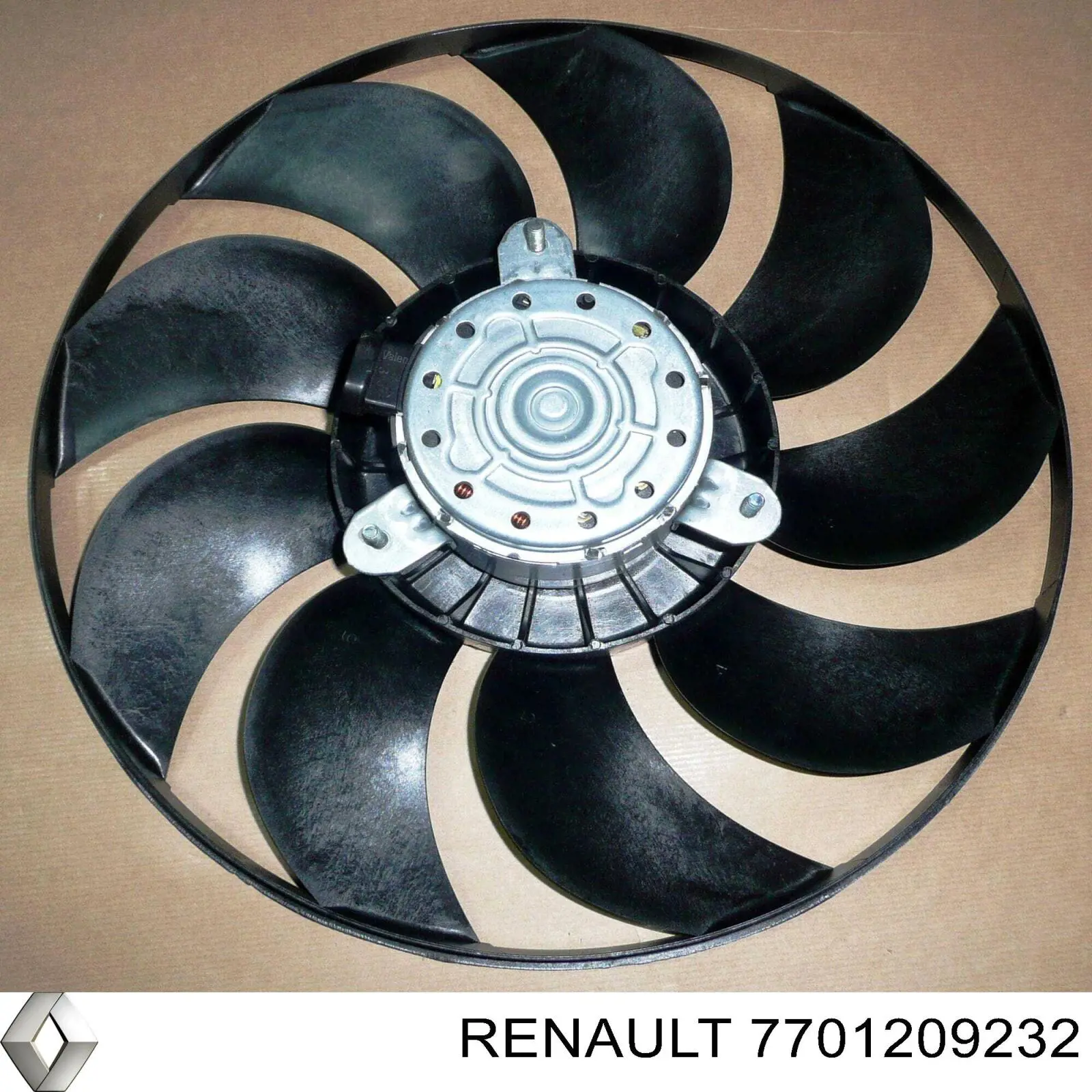 Ventilador elétrico de esfriamento montado (motor + roda de aletas) Renault (RVI) 7701209232 preço, a partir de 95,85 USD
