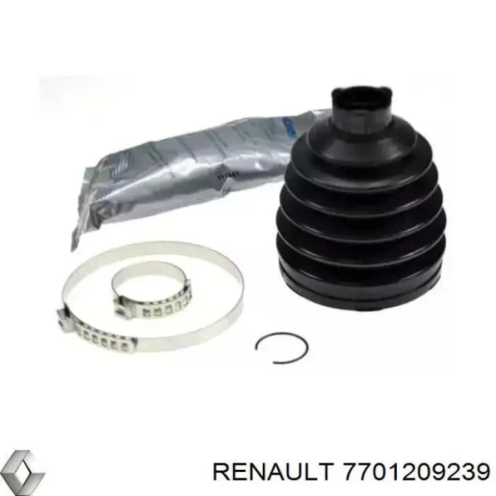 7701209239 Renault (RVI) Bota de proteção externa de junta homocinética do semieixo dianteiro