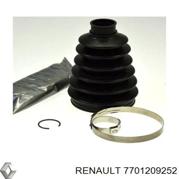 7701209252 Renault (RVI) Bota de proteção externa de junta homocinética do semieixo dianteiro