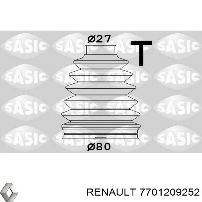 Bota de proteção externa de junta homocinética do semieixo dianteiro Renault (RVI) 7701209252 preço, a partir de 17,85 USD