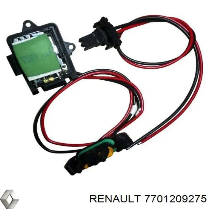 Resistor (resistência) de ventilador de forno (de aquecedor de salão) Renault (RVI) 7701209275 preço, a partir de 46,28 USD