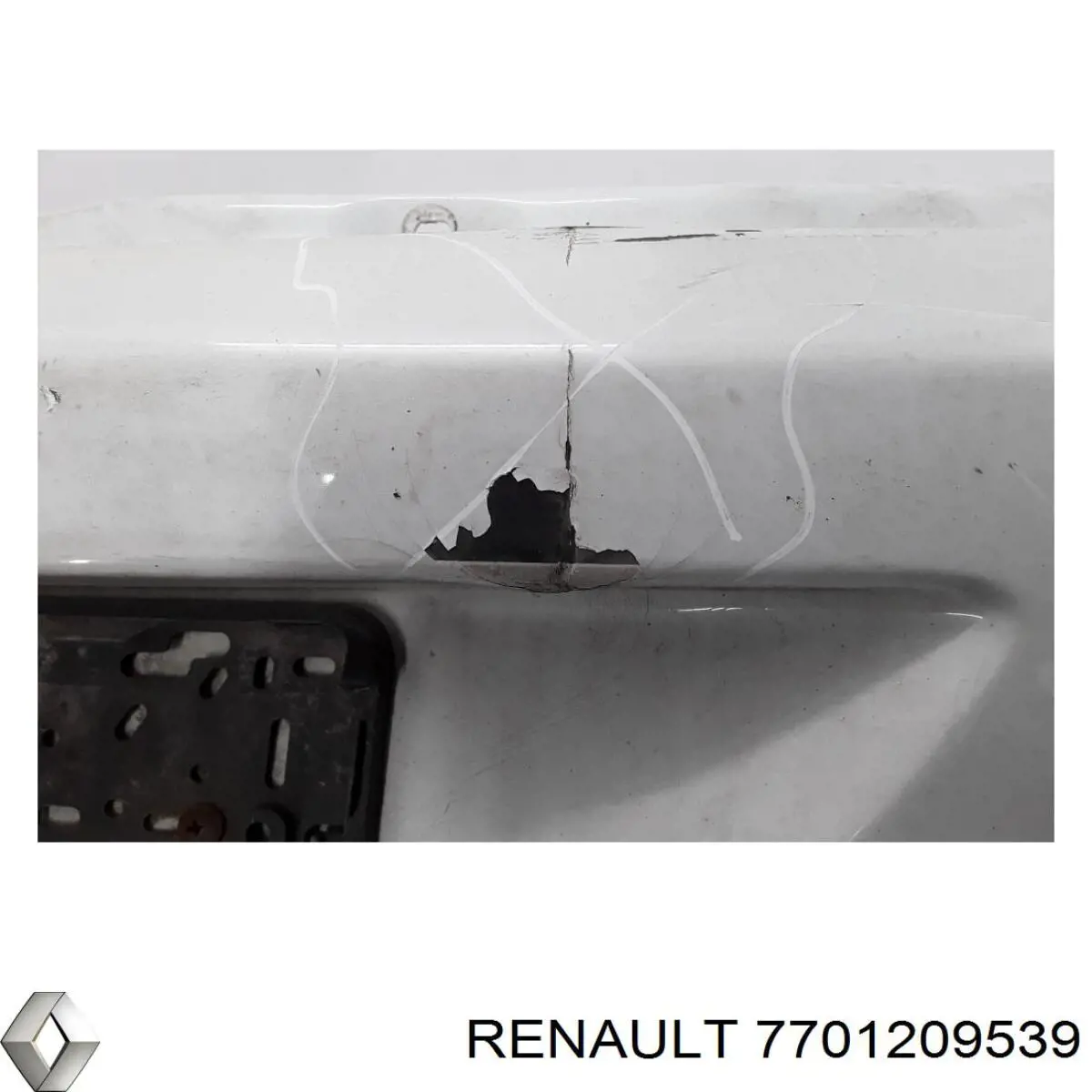 Compre 7702295499 Renault (RVI) Pára-choque traseiro