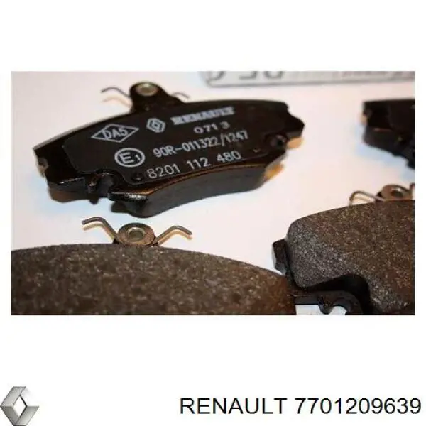 Sapatas do freio dianteiras de disco Renault (RVI) 7701209639 preço, a partir de 19,04 USD
