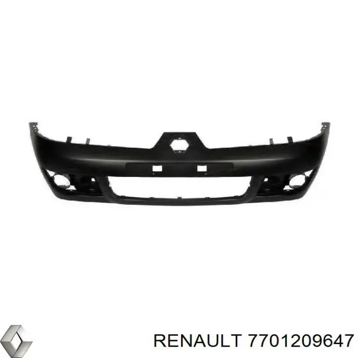 7701209647 Renault (RVI) Pára-choque dianteiro