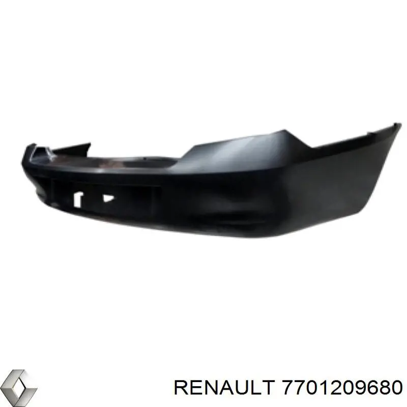 7701209680 Renault (RVI) Pára-choque traseiro