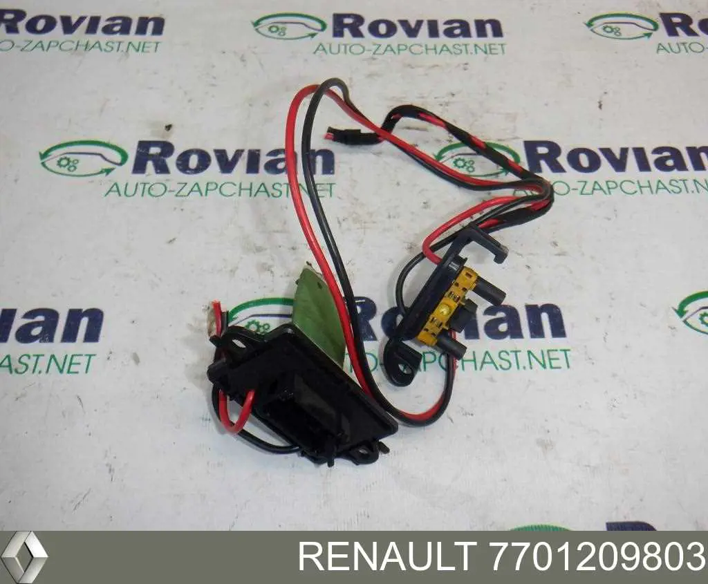 7701209803 Renault (RVI) Resistor (resistência) de ventilador de forno (de aquecedor de salão)