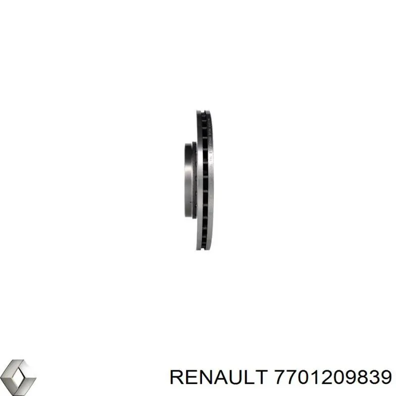 Compre 7701209839 Renault (RVI) Disco do freio dianteiro