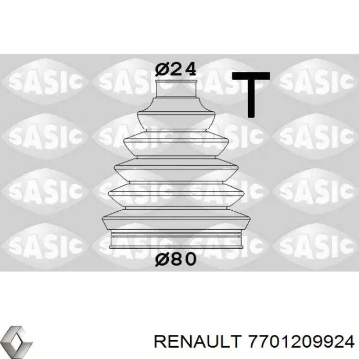 Bota de proteção interna de junta homocinética do semieixo dianteiro Renault (RVI) 7701209924 preço, a partir de 12,95 USD