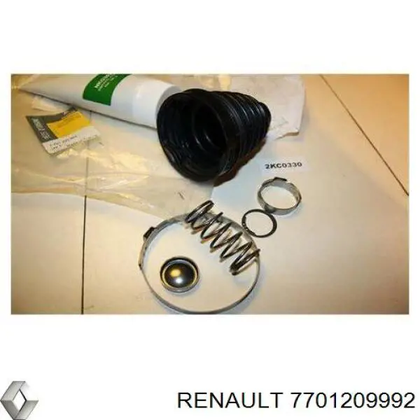 Compre 7701209992 Renault (RVI) Bota de proteção interna de junta homocinética do semieixo dianteiro