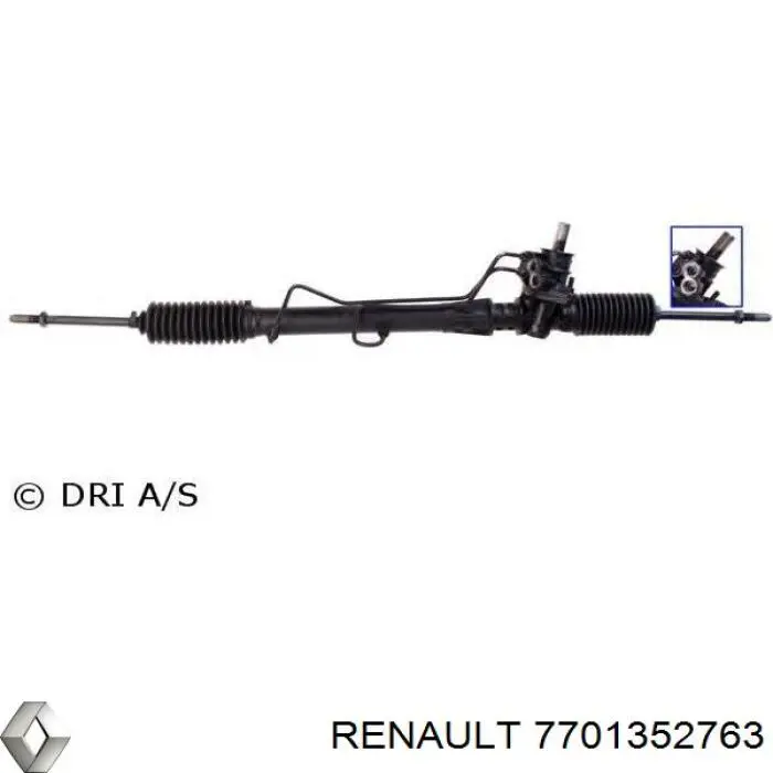 Cremalheira da direção Renault (RVI) 7701352763 preço, a partir de 381,80 USD