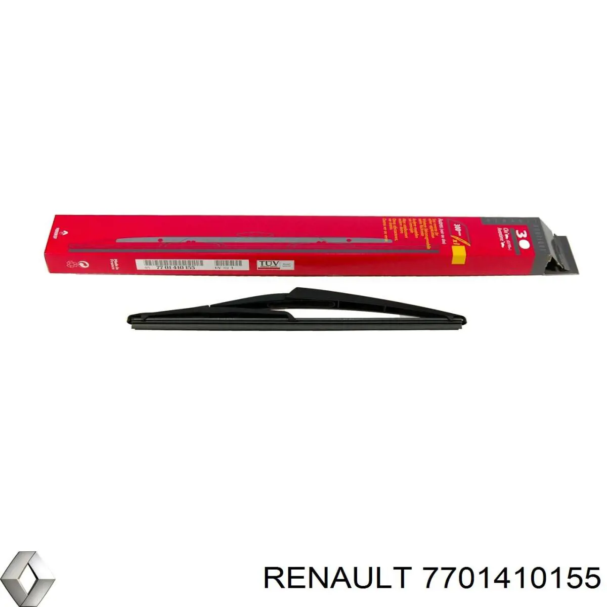 7701410155 Renault (RVI) Limpa-pára-brisas de vidro traseiro
