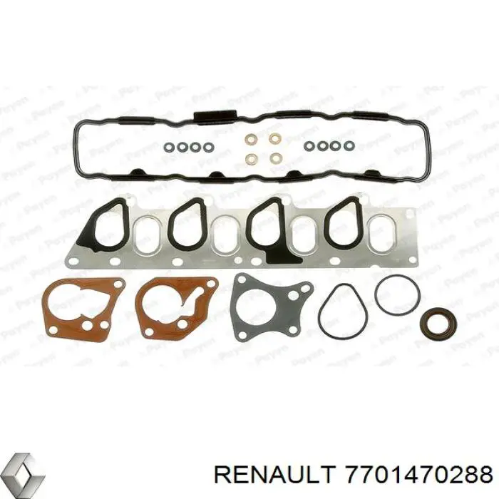 7701470288 Renault (RVI) Kit de vedantes de motor completo