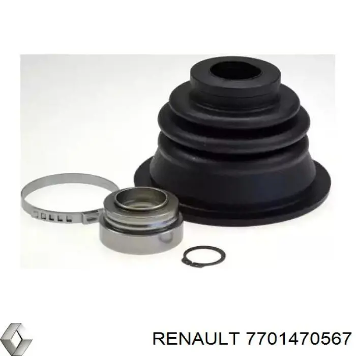 7701470567 Renault (RVI) Bota de proteção interna esquerda de junta homocinética do semieixo dianteiro