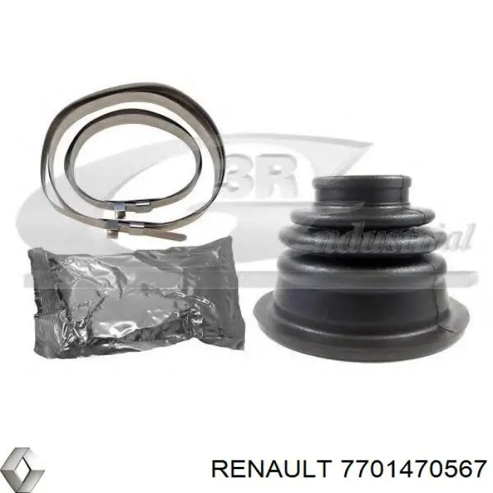 Compre 7701470567 Renault (RVI) Bota de proteção interna esquerda de junta homocinética do semieixo dianteiro