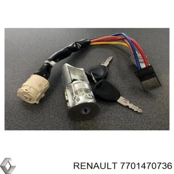 Compre 7701470736 Renault (RVI) Fecho de ignição