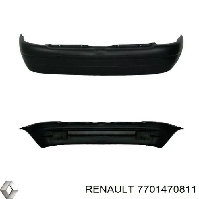 Pára-choque traseiro Renault (RVI) 7701470811 preço, a partir de 134,08 USD