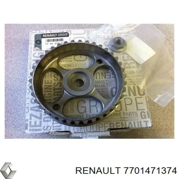 Engrenagem de cadeia da roda dentada da árvore distribuidora de motor Renault (RVI) 7701471374 preço, a partir de 35,65 USD