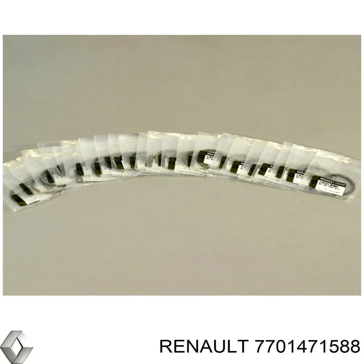 7701471588 Renault (RVI) Semianel superior de suporte (de carreira) de cambota