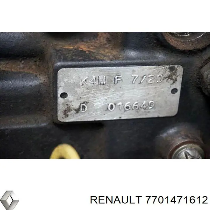 7701471612 Renault (RVI) Motor montado