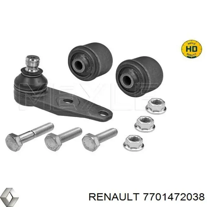 Suporte de esfera inferior Renault (RVI) 7701472038 preço, a partir de 24,39 USD