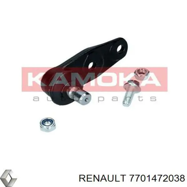 Compre 7701472038 Renault (RVI) Suporte de esfera inferior
