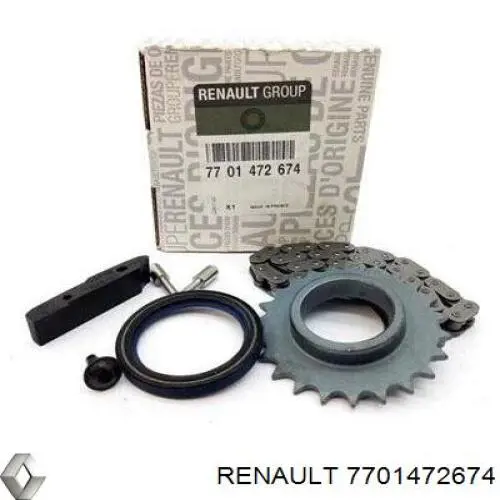 Cadeia de bomba de óleo, kit Renault (RVI) 7701472674 preço, a partir de 63,95 USD