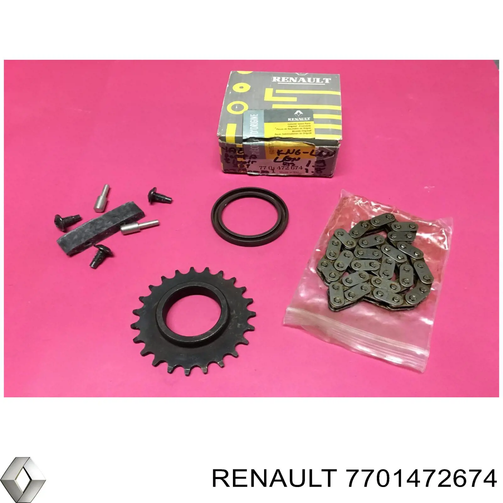 Compre 7701472674 Renault (RVI) Cadeia de bomba de óleo, kit