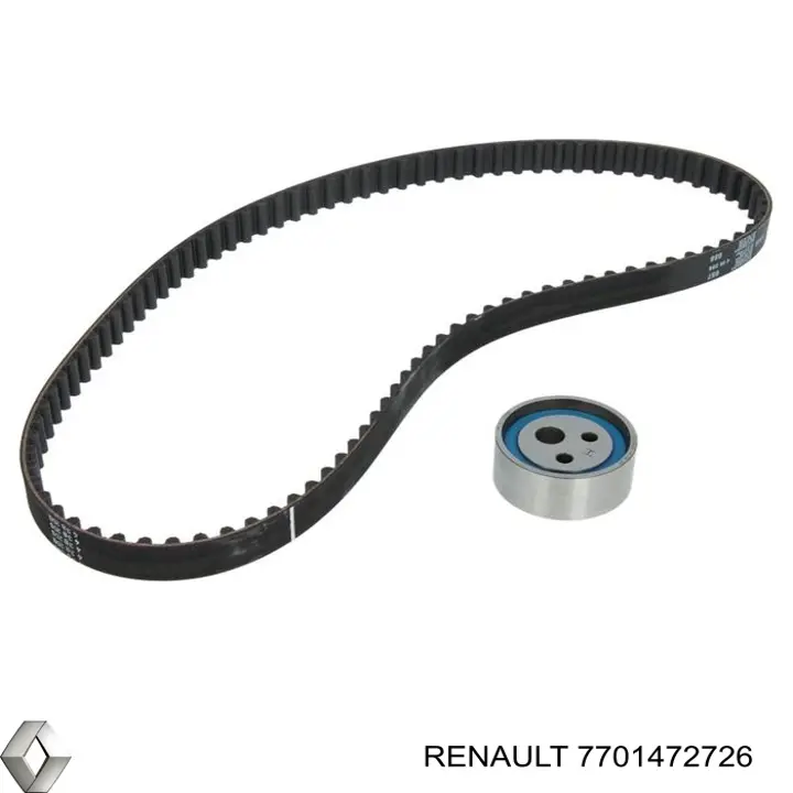 7701472726 Renault (RVI) Correia do mecanismo de distribuição de gás, kit