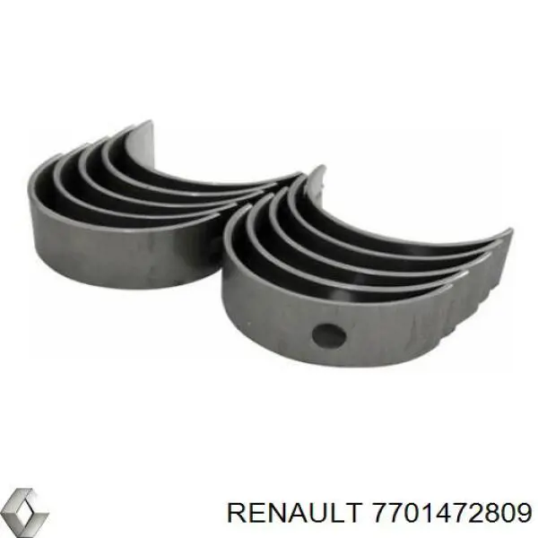 7701472809 Renault (RVI) Folhas inseridas principais de cambota, kit, padrão (STD)