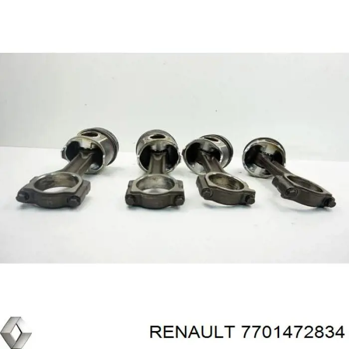 Compre 7701472834 Renault (RVI) Pistão do kit para 1 cilindro, STD