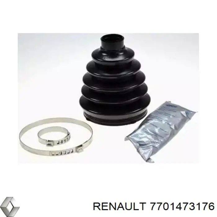 7701473176 Renault (RVI) Bota de proteção externa de junta homocinética do semieixo dianteiro