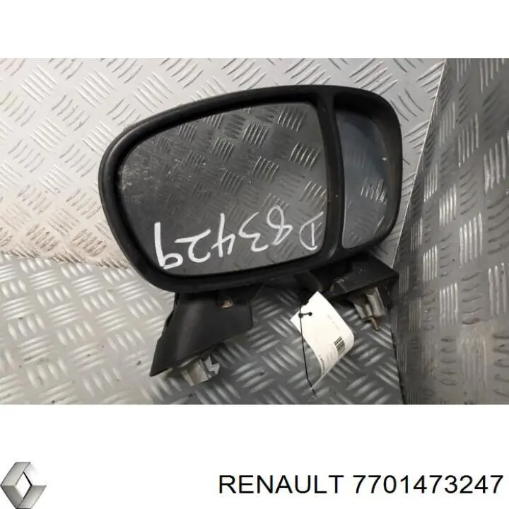 Compre 7701473247 Renault (RVI) Espelho de retrovisão direito