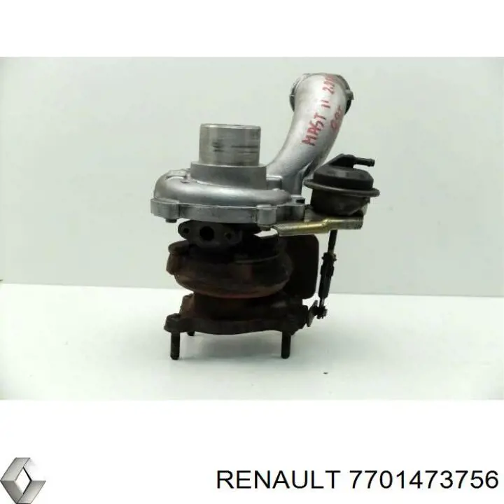 Compre 7701473756 Renault (RVI) Turbina