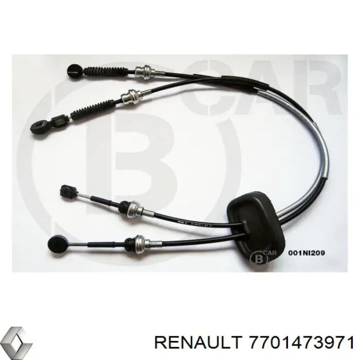 7701473971 Renault (RVI) Cabo de mudança duplo
