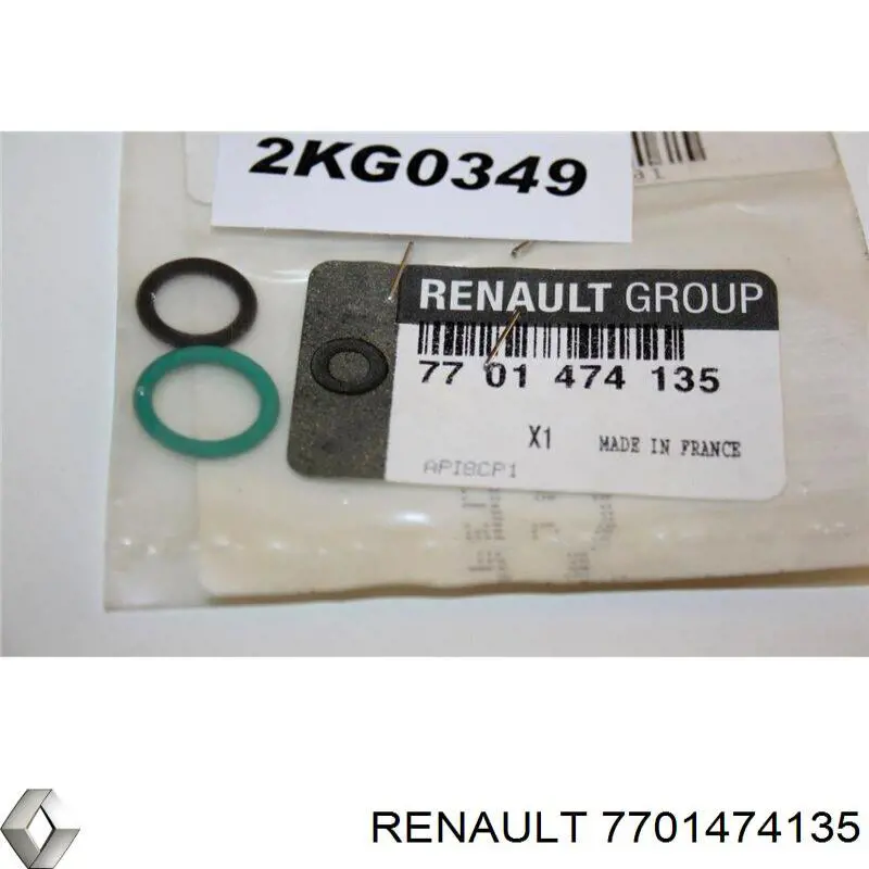 7701474135 Renault (RVI) Kit de reparação do injetor