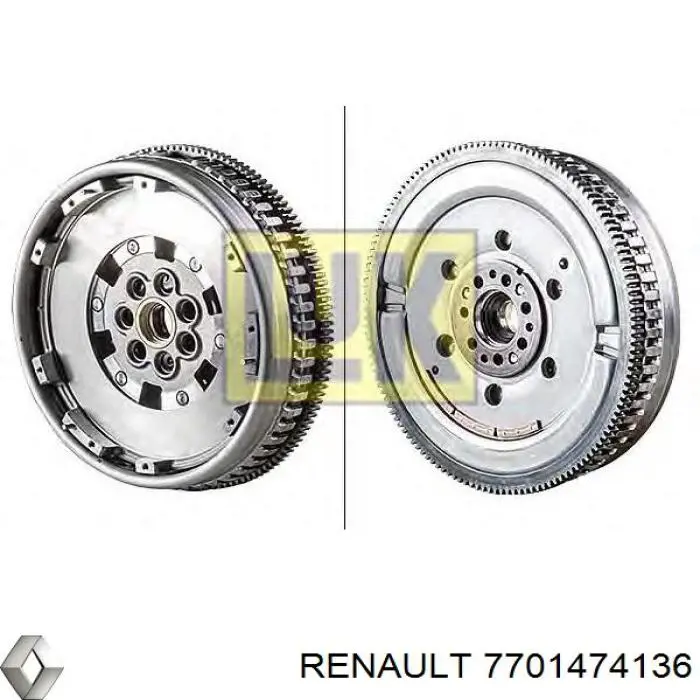 7701474136 Renault (RVI) Volante de motor