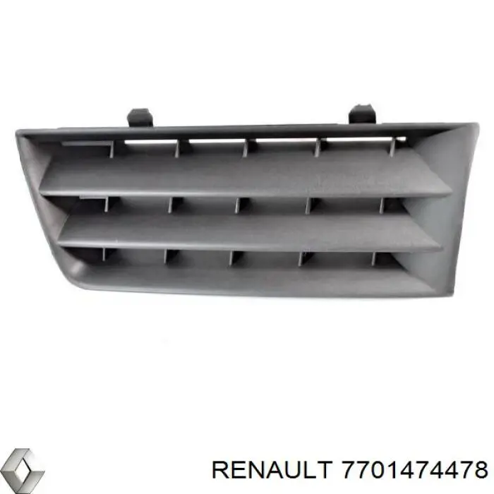 Grelha do radiador Renault (RVI) 7701474478 preço, a partir de 23,24 USD