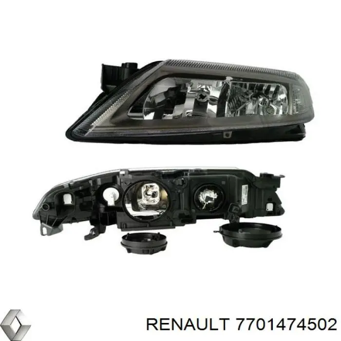 Luz esquerda Renault (RVI) 7701474502 preço, a partir de 100,45 USD