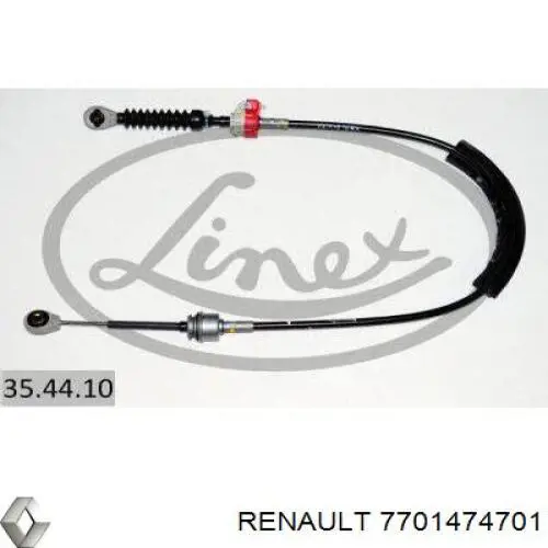 Cabo de mudança (de seleção de velocidade) Renault (RVI) 7701474701 preço, a partir de 46,57 USD