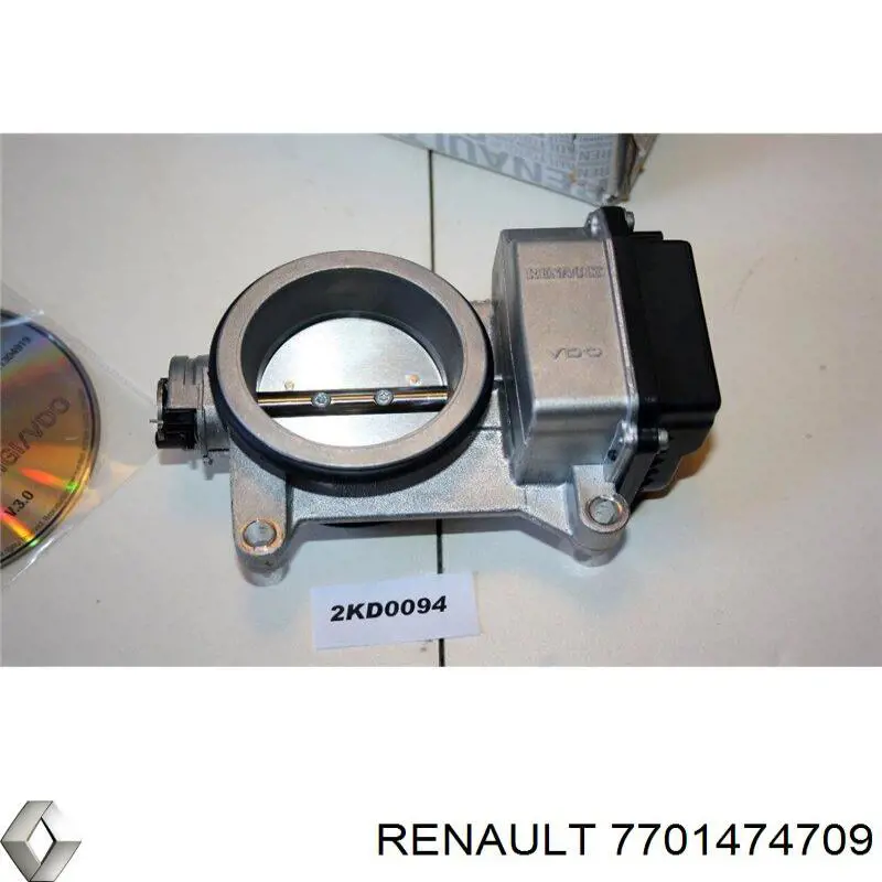7701474709 Renault (RVI) Válvula de borboleta montada