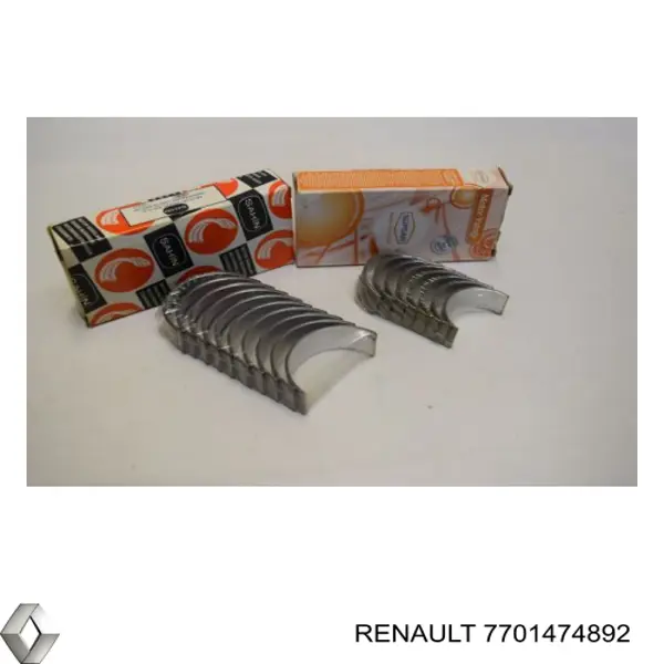 Folhas inseridas de cambota de biela, kit, padrão (STD) 181038000900 NE/NPR