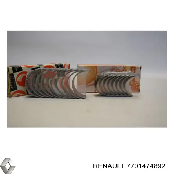 Folhas inseridas de cambota de biela, kit, padrão (STD) 181038000900 NE/NPR