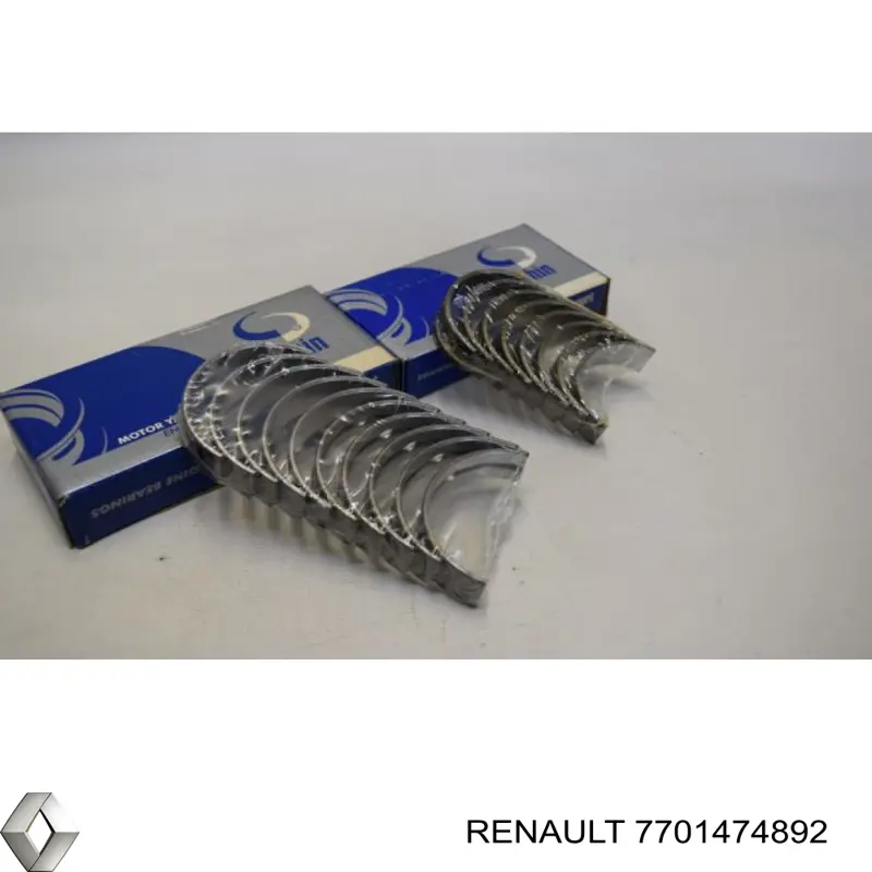 Folhas inseridas de cambota de biela, kit, padrão (STD) SM 433813004