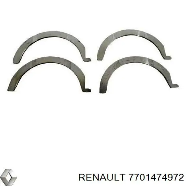 Semianel de suporte (de carreira) de cambota, STD, kit Renault (RVI) 7701474972 preço, a partir de 14,04 USD